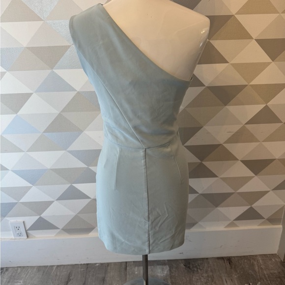 Michael Costello for Revolve Elegant One-Shoulder Blue Dress - Picture 7 of 10
